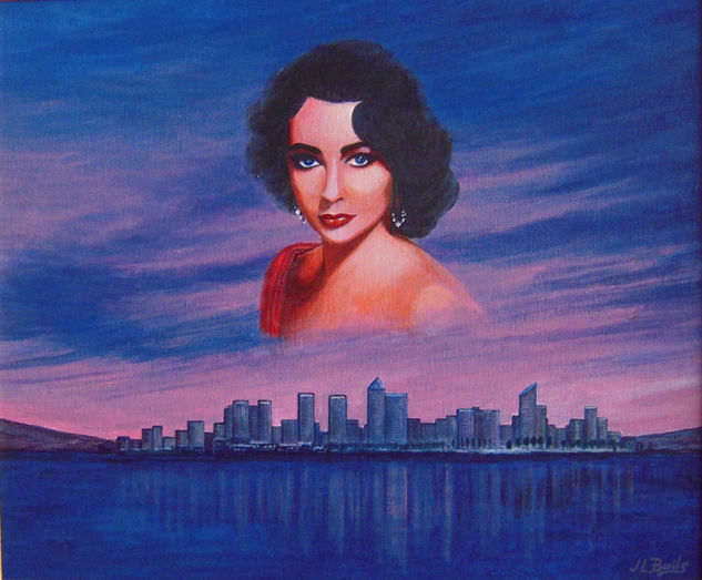 Elizabeth Acrylic Canvas Figure Painting