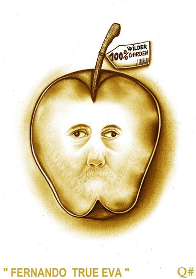 * " TRUE EVA ( Q# a Fernando Trueba ) " Lápiz