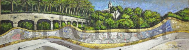 Parc Güell Acrylic Panel Landscaping