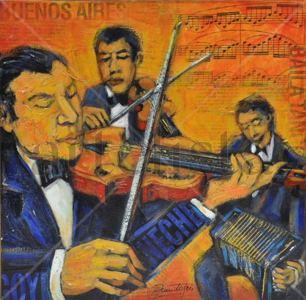 De la serie Tango:"Violines y bandoneón"