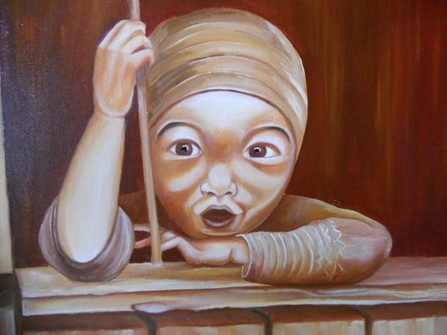 NENITO Oil Canvas Portrait