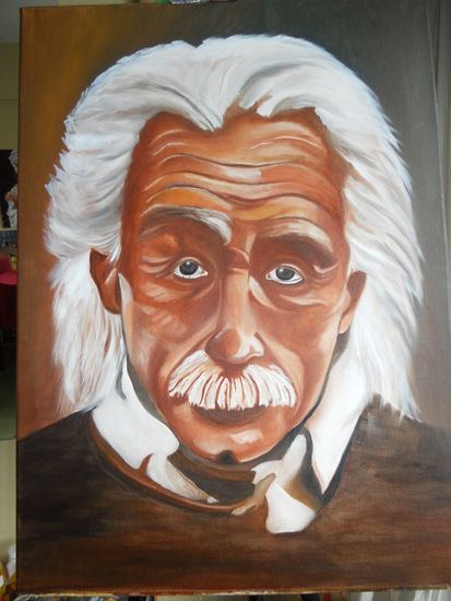 EINSTEIN Oil Canvas Portrait