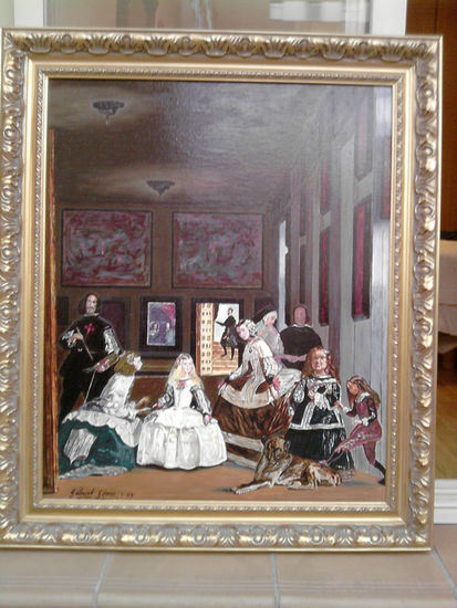 Las Meninas Oil Canvas Portrait