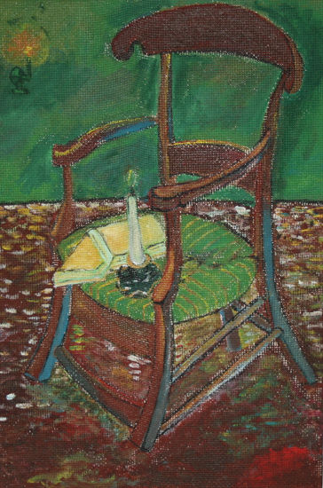 Silla de Van Gogh Oil Panel Still Life Paintings