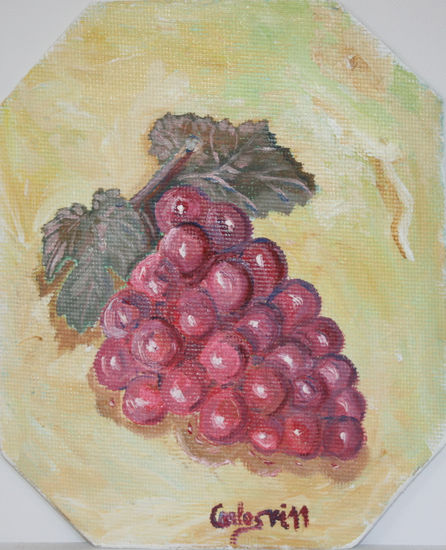 Racimo de uvas Oil Panel Still Life Paintings