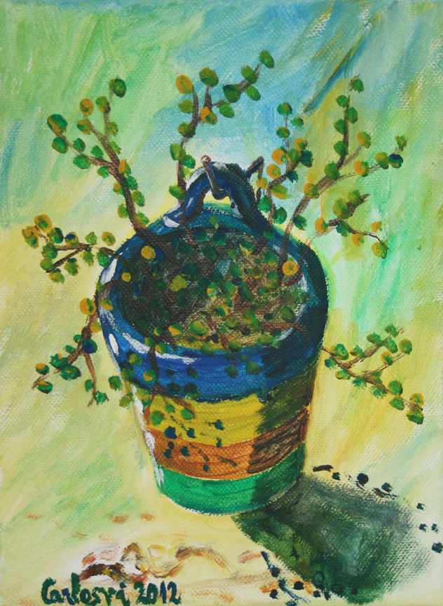 Maceta y flor de Almería