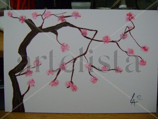 Arbol Acrylic Panel Floral Painting