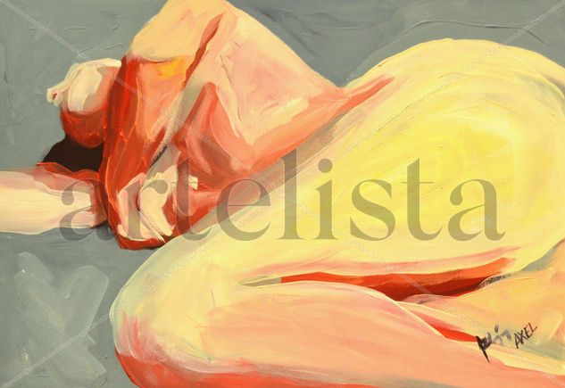 Descanso Oil Card Nude Paintings