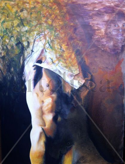 Solo un recuerdo Acrylic Canvas Nude Paintings