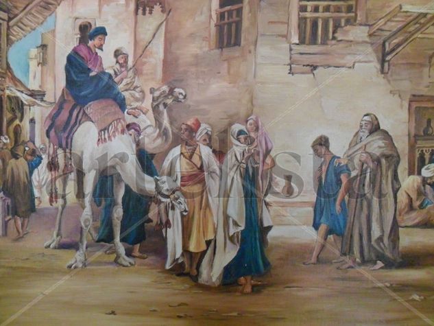 ARABES Oil Canvas Figure Painting