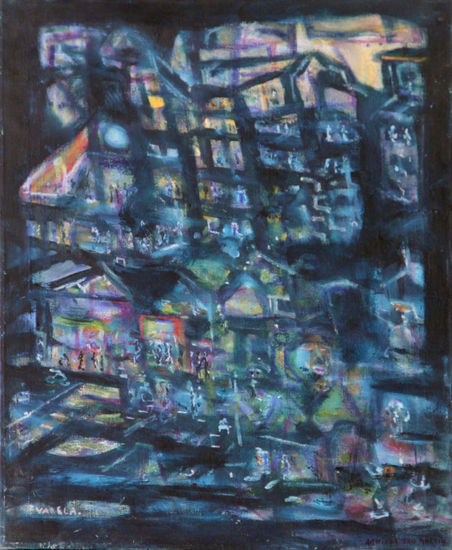 En la ciudad Oil Canvas Landscaping