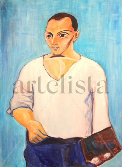 Siempre Picasso Oil Canvas Figure Painting