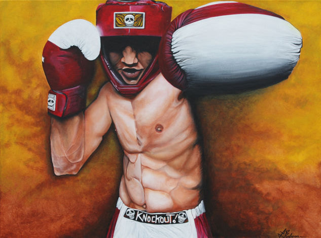 Knockout Acrylic Canvas Sports