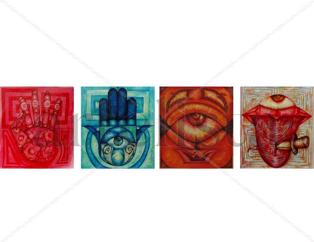 Amuletos Acrylic Canvas Others