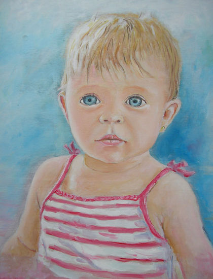 Julieta Oil Canvas Portrait