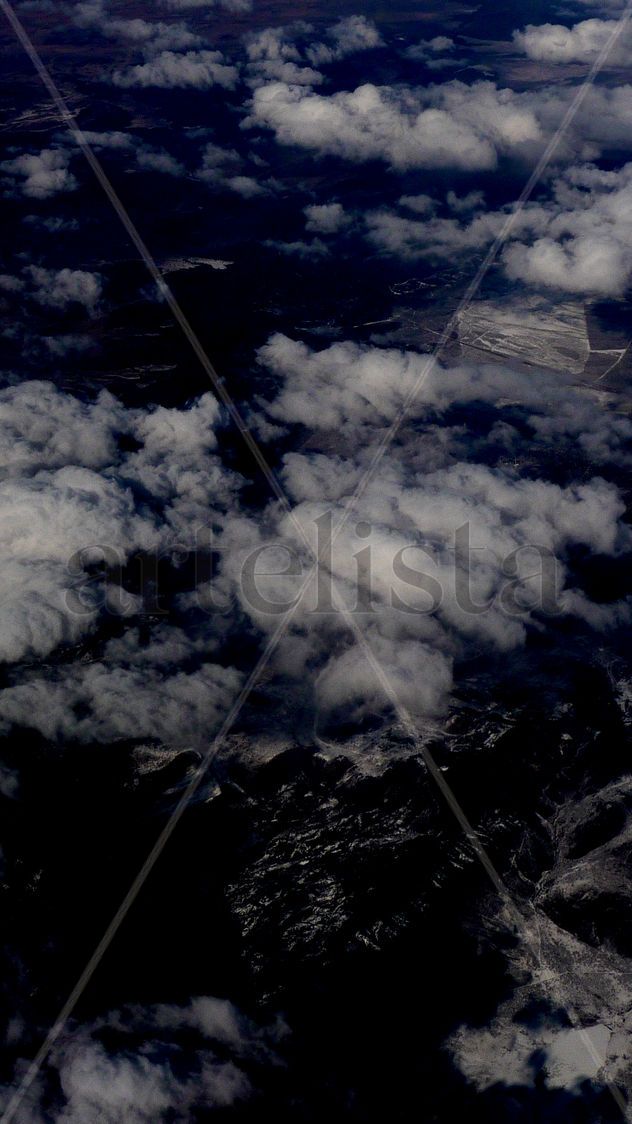 On the air. Clouds perspective 4