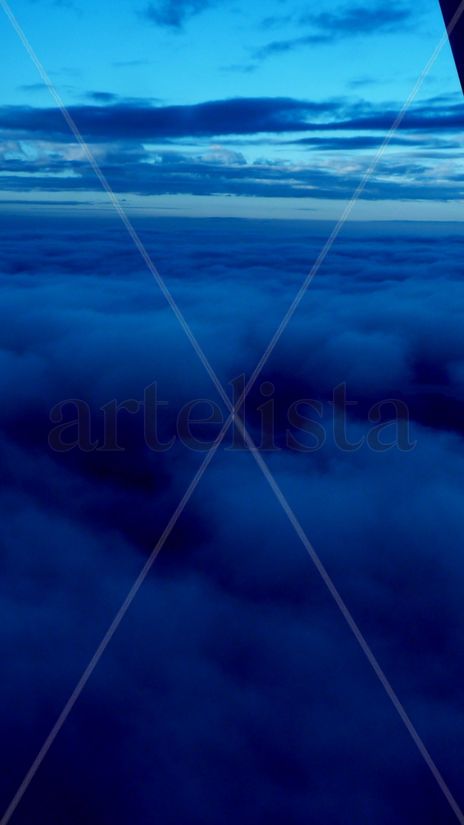 On the air.  Clouds...