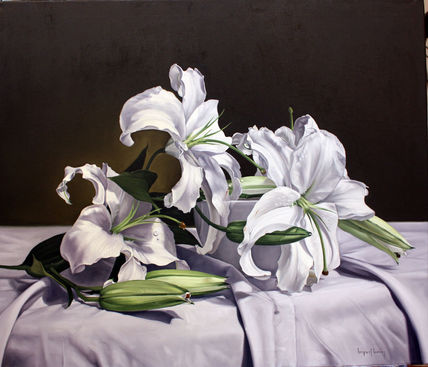 Lirios blancos