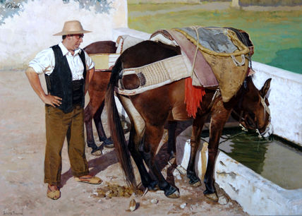 "en el abrevadero"