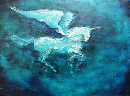 Pegaso en verde