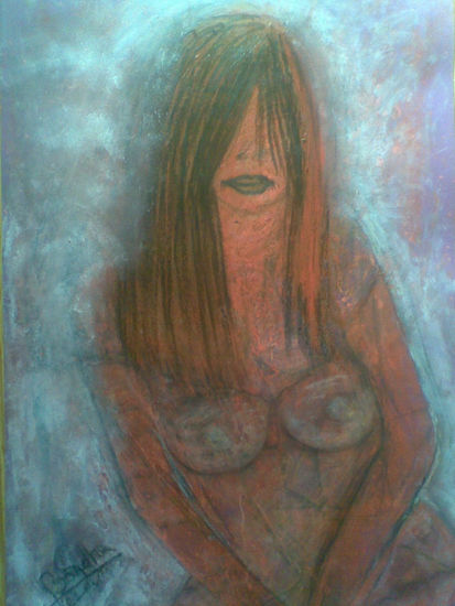 atraer Mixed media Paper Nude Paintings