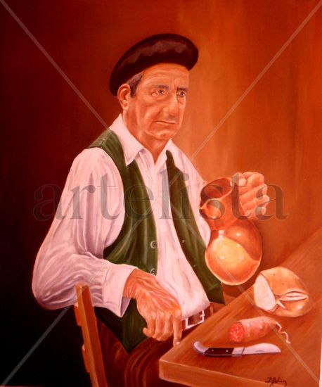 Bodegón Oil Canvas Figure Painting