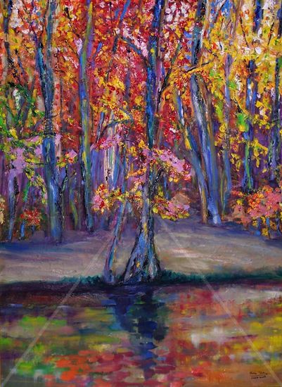 Otoño Oil Canvas Landscaping