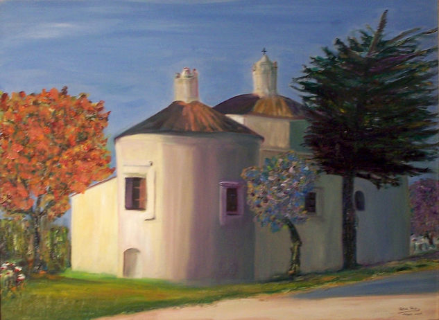 Calera de León - Ermita Oil Canvas Landscaping