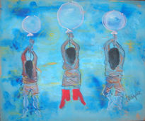 Amigas volando