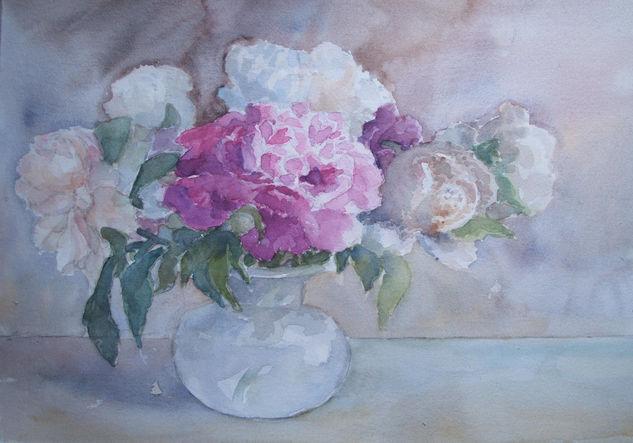 Flores Watercolour Paper Floral Painting