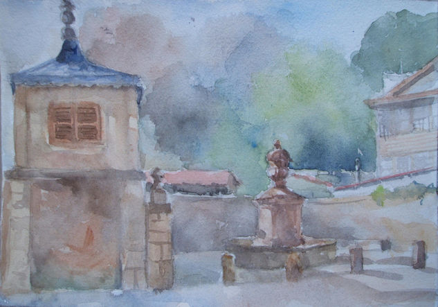 Caños de Rivero -Avílés Watercolour Paper Landscaping