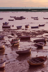 Barcazas en la caleta