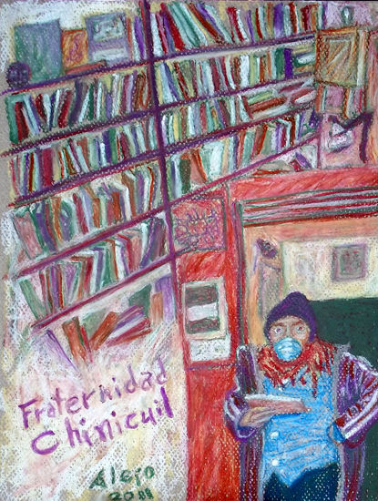 LIBRERÍA CHINICUIL* (*GUSANO DE MAGUEY) Pastel Papel Retrato