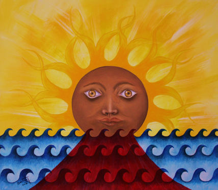 Puesta de sol en...