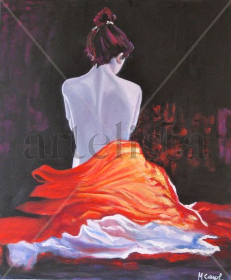 Rubí Oil Canvas Figure Painting