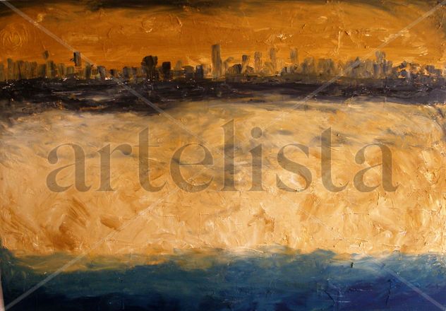 Abstracto de ciudad con playa RESERVADO