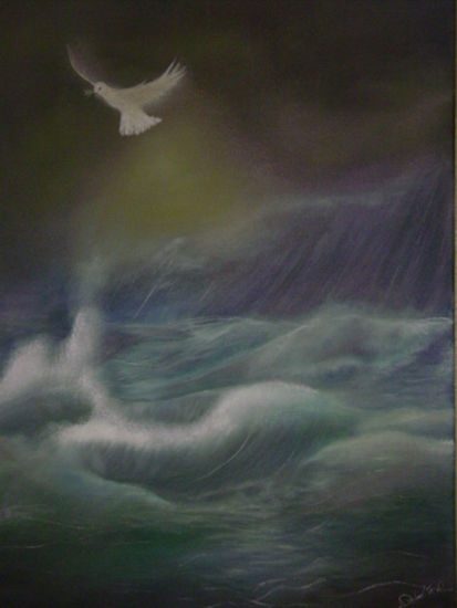 El diluvio Oil Canvas Marine Painting