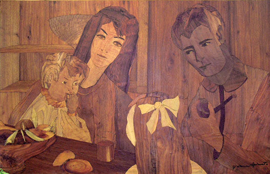 La Cena Others Panel Figure Painting