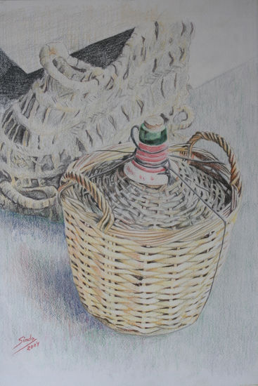 ENVASES Pencil (coloured) Paper Still Life Paintings