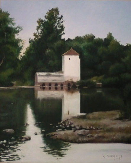 MOLINO DE SAN JUAN Oil Canvas Landscaping