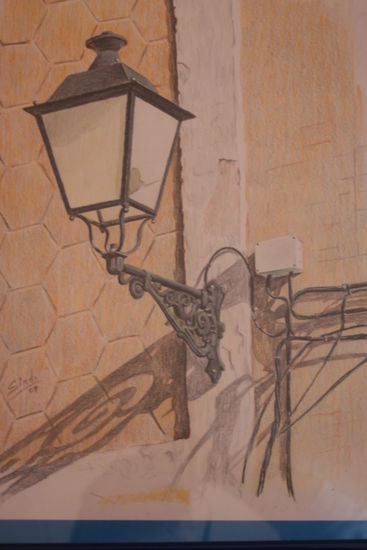 El farol Pencil (coloured) Paper Landscaping