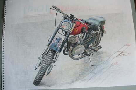 La moto de Melenas