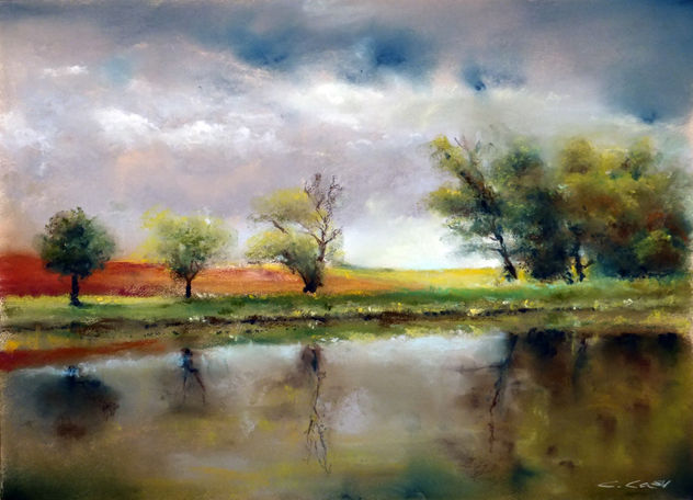 Paisaje con río II
