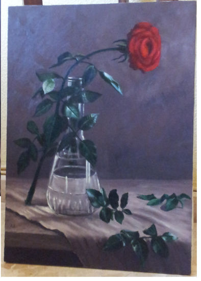 Rosa Oil Canvas Landscaping