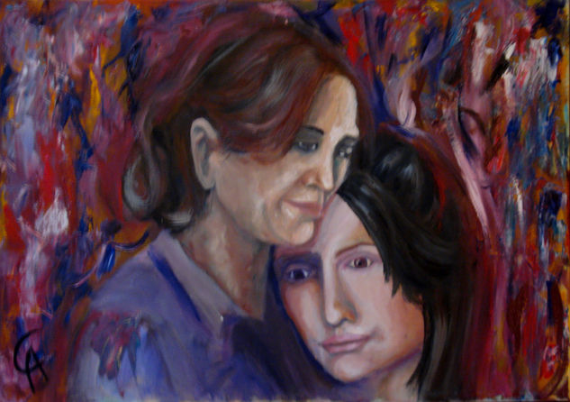 Mujeres Oil Canvas Portrait