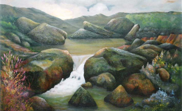 Piedras Oil Canvas Landscaping