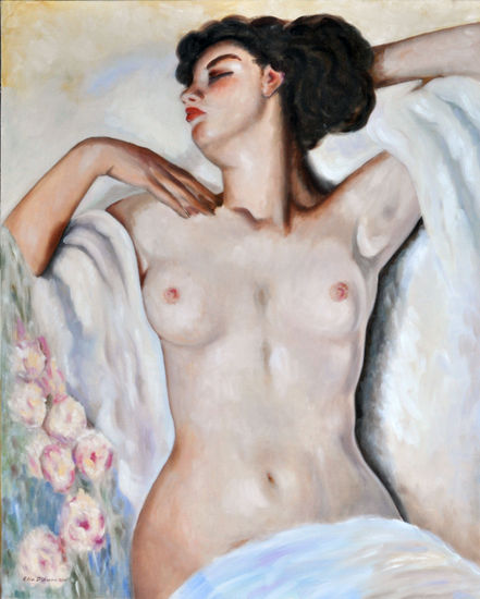 Belleza en reposo Oil Canvas Nude Paintings