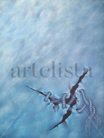 MI CIELO HERIDO Oil Canvas Figure Painting