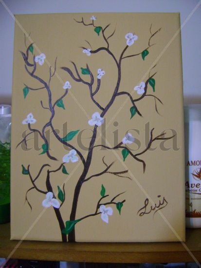 Floral Acrylic Canvas Floral Painting