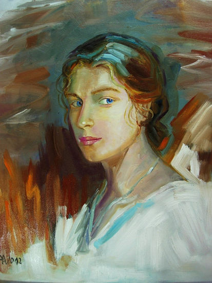 Primavera Oil Canvas Portrait